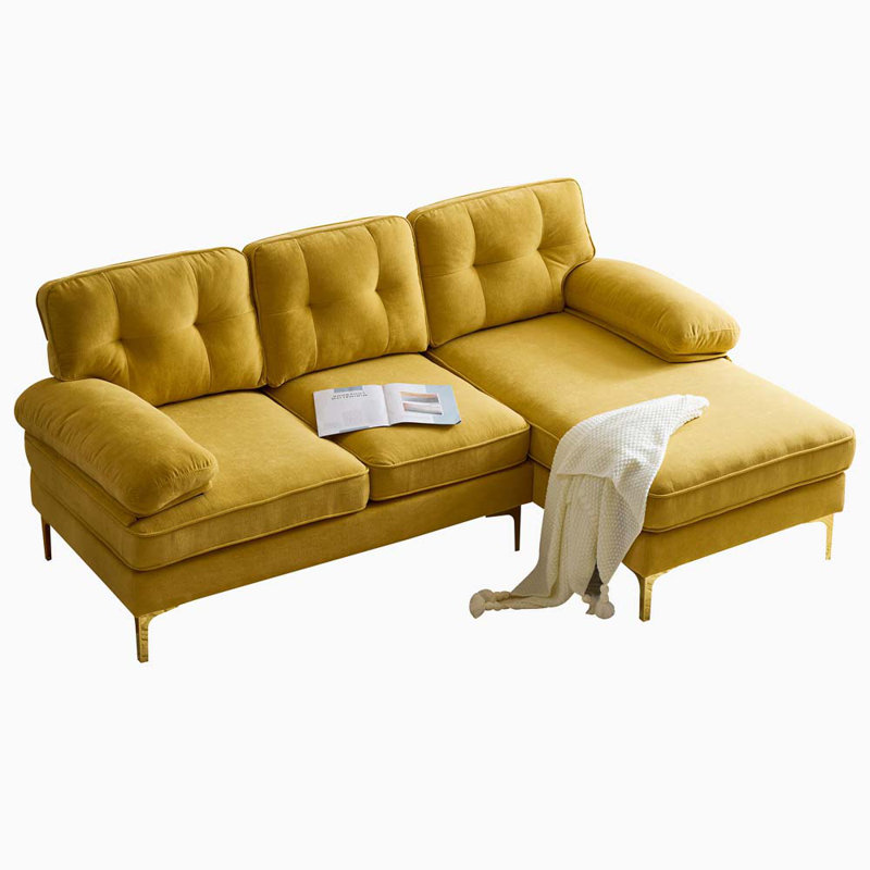 Mercer41 Nerijus 83'' Velvet Sofa Wayfair
